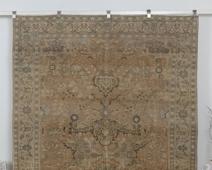 Beige Turkish Oushak Rug 7' x 10' Hand-Knotted view