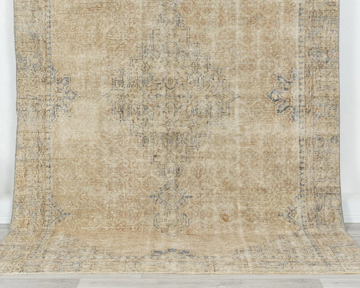 Faded Oushak Rug 5' 8" x 9' | No. VR90710