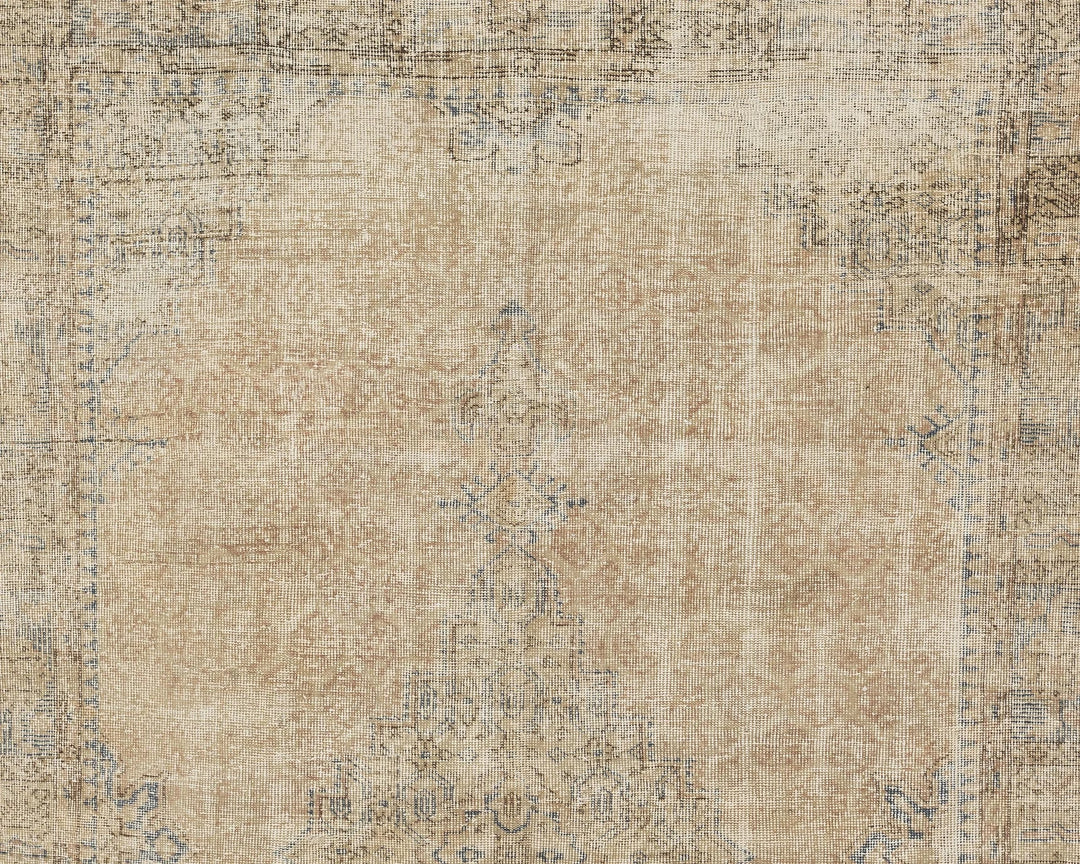 Faded Oushak Rug 5' 8" x 9' | No. VR90710