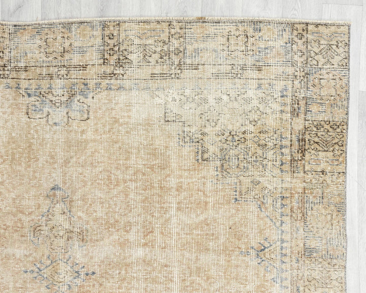 Faded Oushak Rug 5' 8" x 9' | No. VR90710