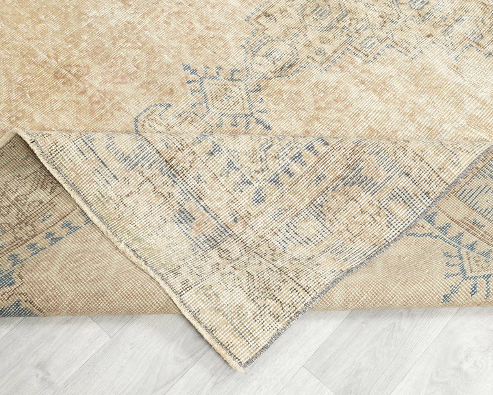 Faded Oushak Rug 5' 8" x 9' | No. VR90710