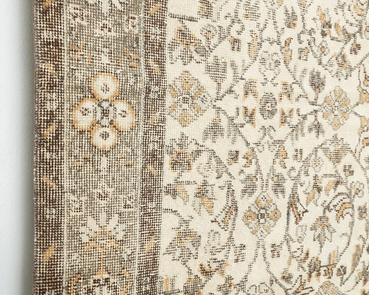 Multicolor Turkish Oushak Rug 9' 4" x 6' Hand-Knotted | No. VR90847