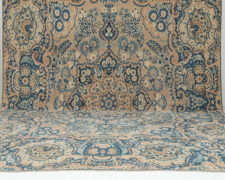 Multicolor Turkish Oushak Rug 9' 8" x 13' Hand-Knotted | No. VR90915