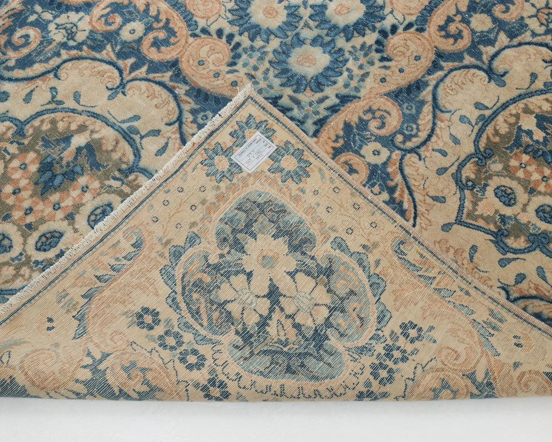 Multicolor Turkish Oushak Rug 9' 8" x 13' Hand-Knotted | No. VR90915