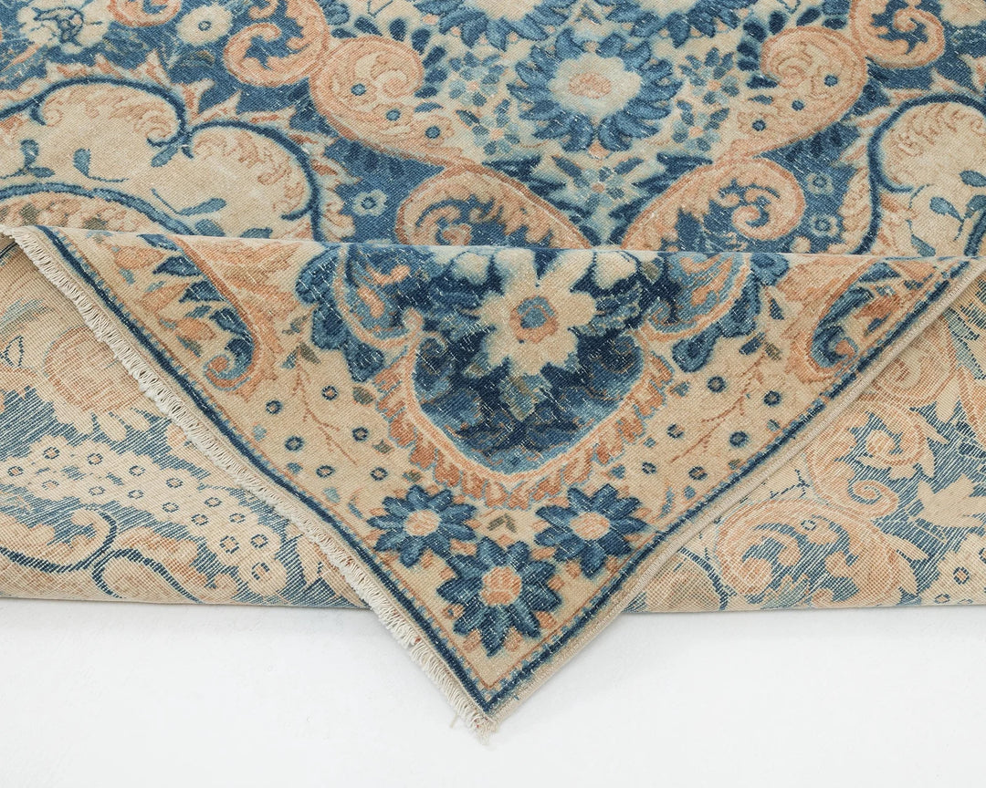 Multicolor Turkish Oushak Rug 9' 8" x 13' Hand-Knotted | No. VR90915