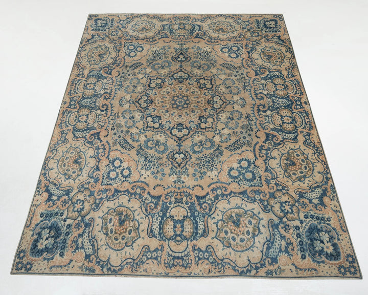 Multicolor Turkish Oushak Rug 9' 8" x 13' Hand-Knotted | No. VR90915