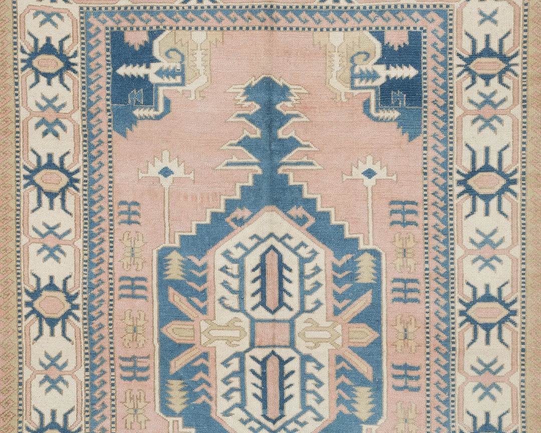 Multicolor Turkish Oushak Rug 5' 7" x 8' Hand-Knotted | No. VR91072