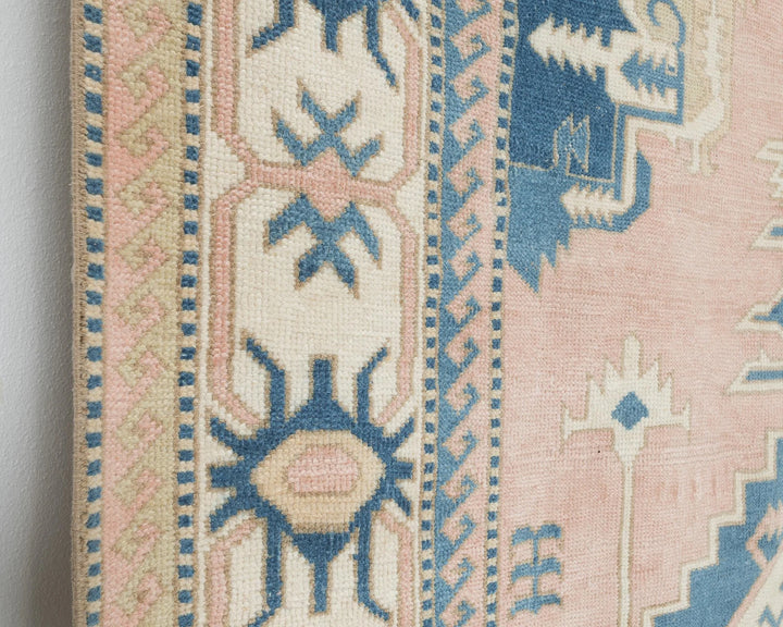 Multicolor Turkish Oushak Rug 5' 7" x 8' Hand-Knotted | No. VR91072
