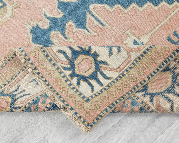 Multicolor Turkish Oushak Rug 5' 7" x 8' Hand-Knotted | No. VR91072