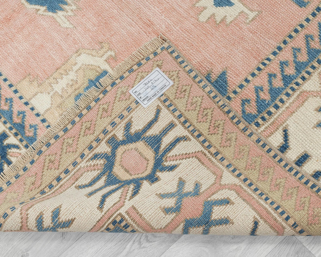 Multicolor Turkish Oushak Rug 5' 7" x 8' Hand-Knotted | No. VR91072