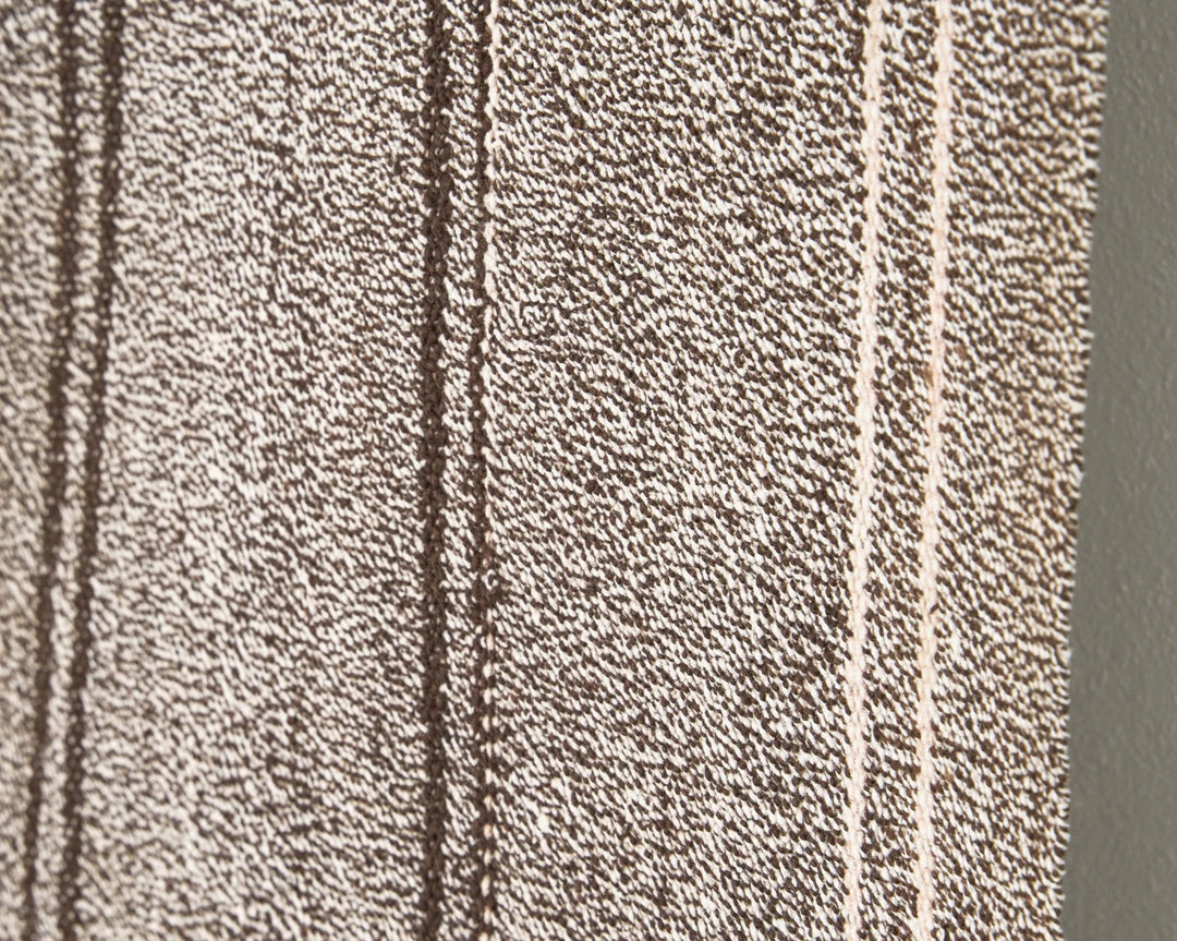 Gray Turkish Kilim Rug 6' 3" x 8' 4" Flat-Weave | No. VR91247