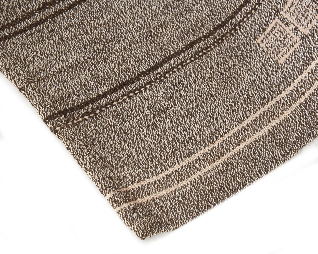 Gray Turkish Kilim Rug 6' 3" x 8' 4" Flat-Weave | No. VR91247