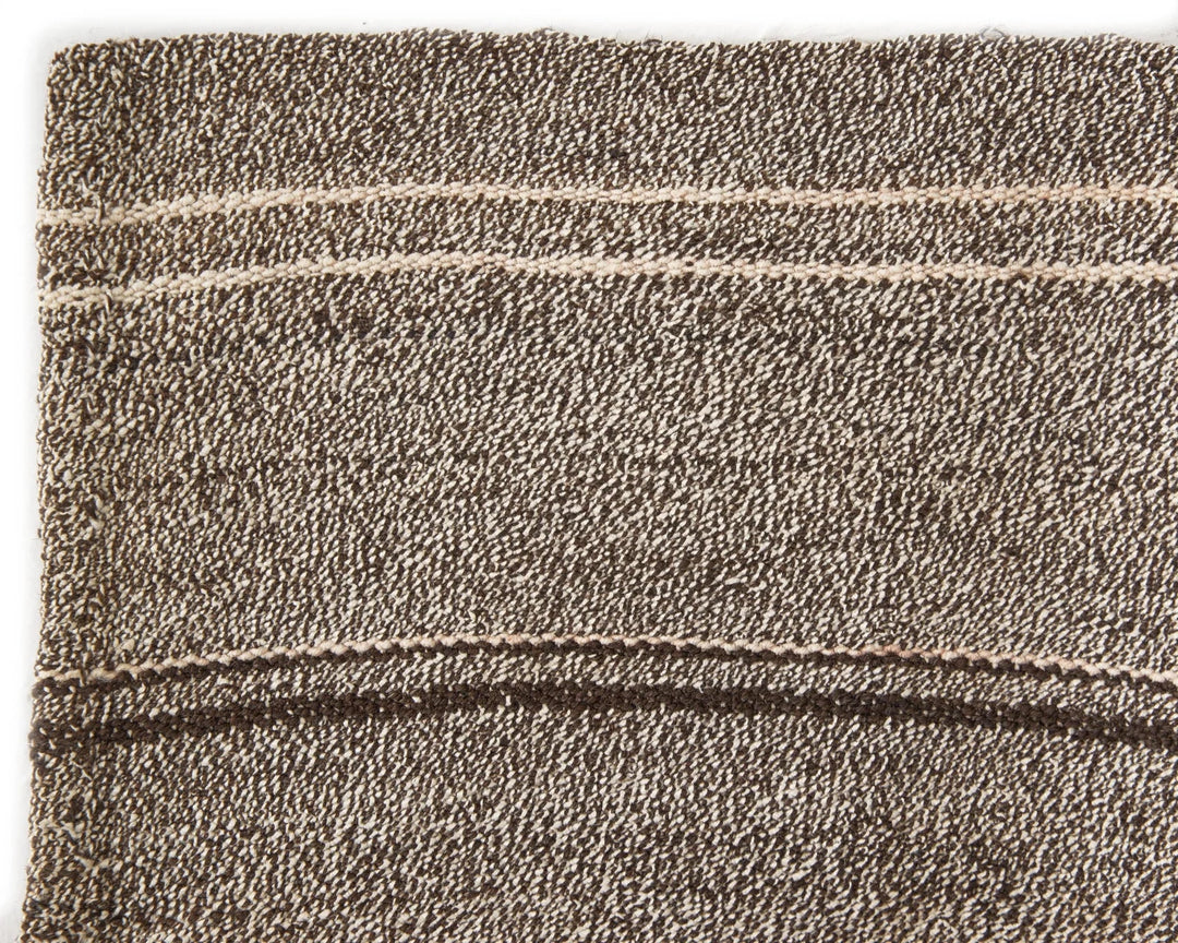 Gray Turkish Kilim Rug 6' 3" x 8' 4" Flat-Weave | No. VR91247