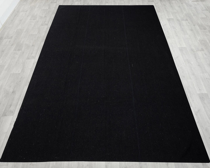 Brown Turkish Kilim Rug 9' 11" x 12' 8" Flat-Weave | No. VR91416