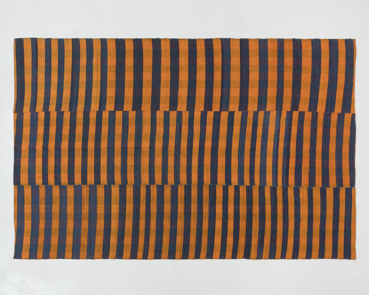 Multicolor Turkish Kilim Rug 5'5" x 7'10" Flat-Weave | No. VR91468