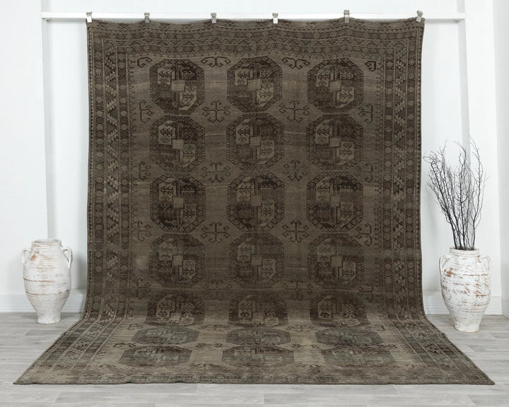 Multicolor Turkish Oushak Rug 8' 7" x 10' 6" Hand-Knotted | No. VR91603