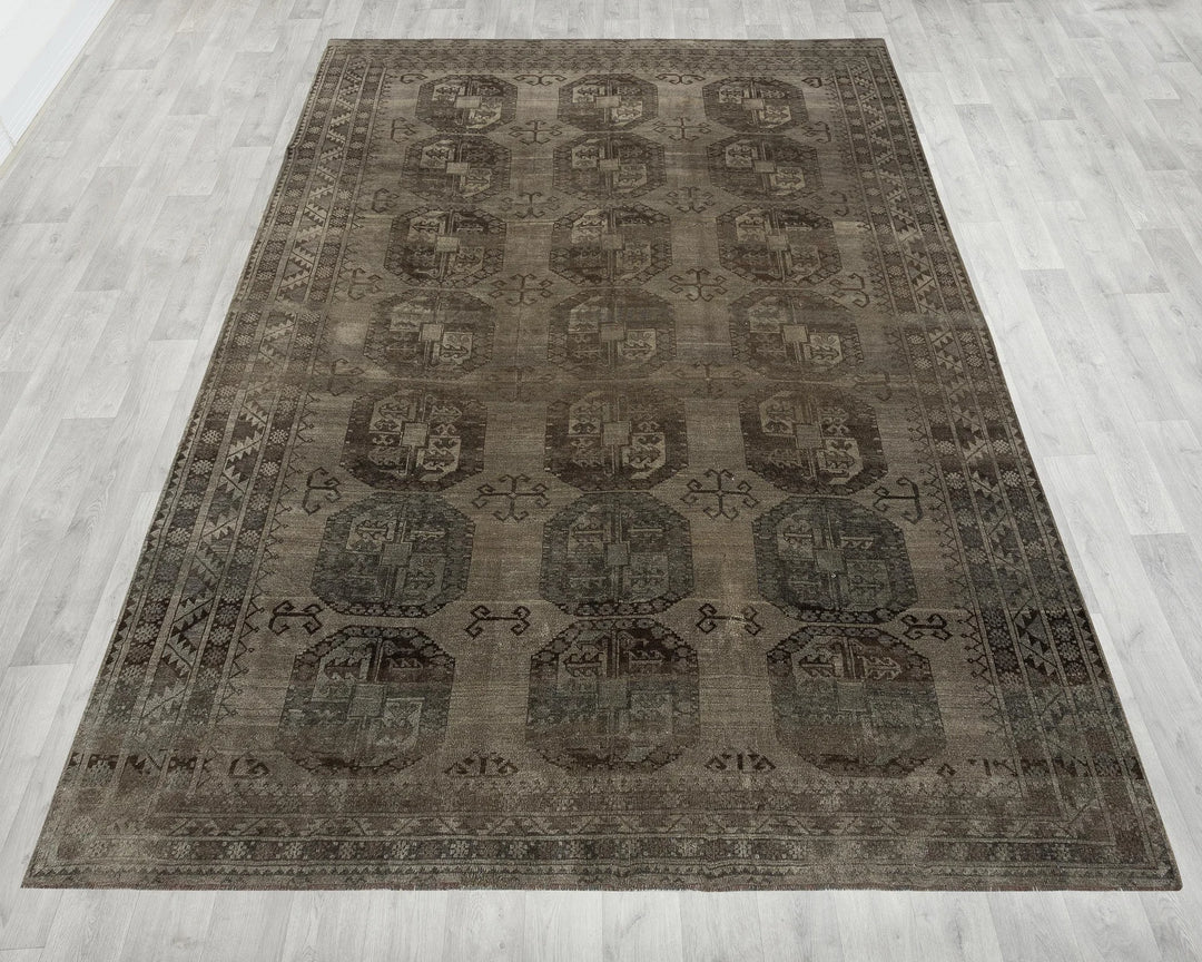 Multicolor Turkish Oushak Rug 8' 7" x 10' 6" Hand-Knotted | No. VR91603