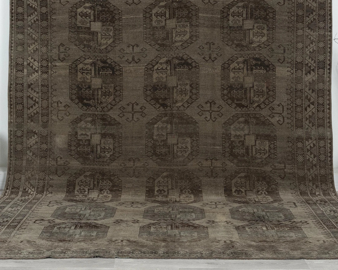 Multicolor Turkish Oushak Rug 8' 7" x 10' 6" Hand-Knotted | No. VR91603