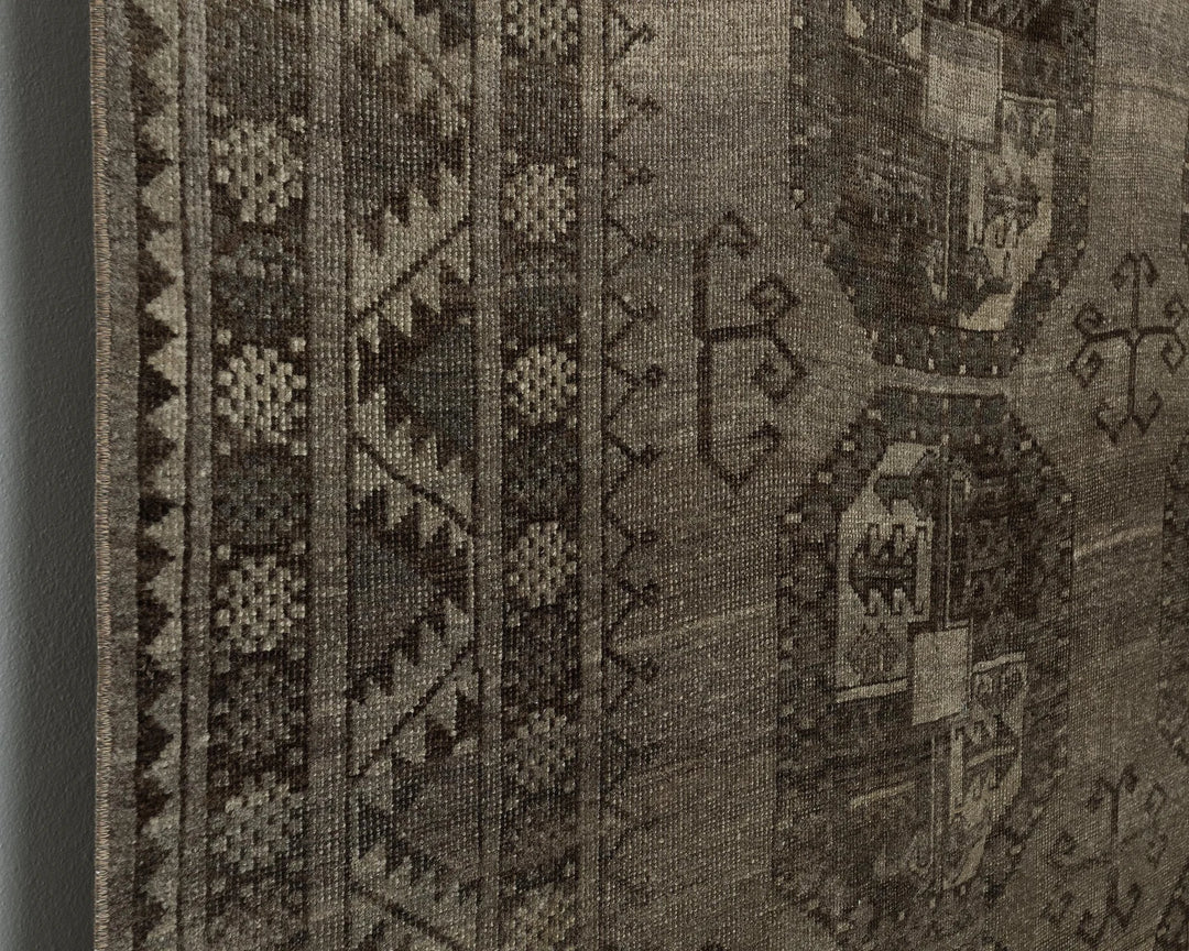 Multicolor Turkish Oushak Rug 8' 7" x 10' 6" Hand-Knotted | No. VR91603