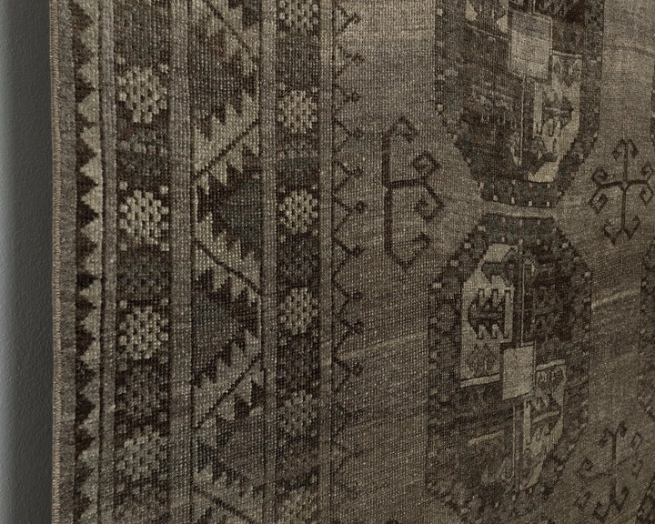 Multicolor Turkish Oushak Rug 8' 7" x 10' 6" Hand-Knotted | No. VR91603
