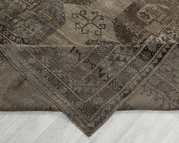 Multicolor Turkish Oushak Rug 8' 7" x 10' 6" Hand-Knotted | No. VR91603