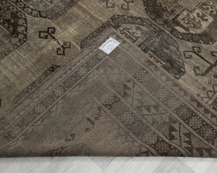 Multicolor Turkish Oushak Rug 8' 7" x 10' 6" Hand-Knotted | No. VR91603