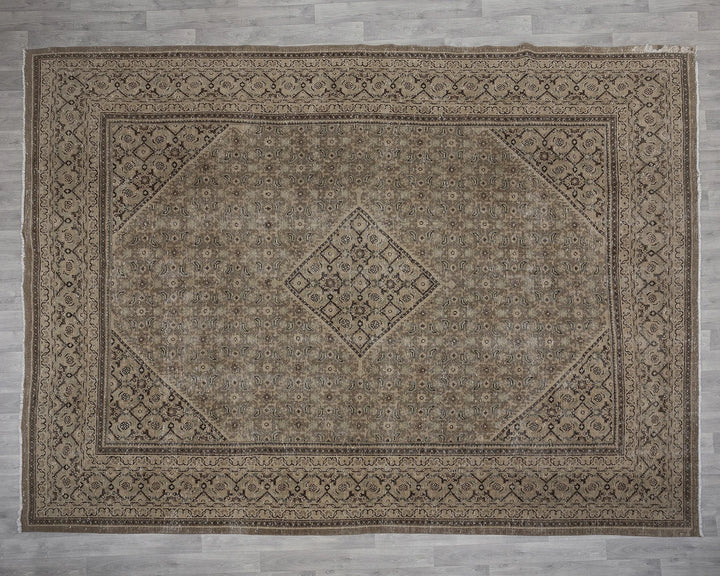 Multicolor Turkish Oushak Rug 9' 10" x 12' 11" Hand-Knotted | No. VR91689