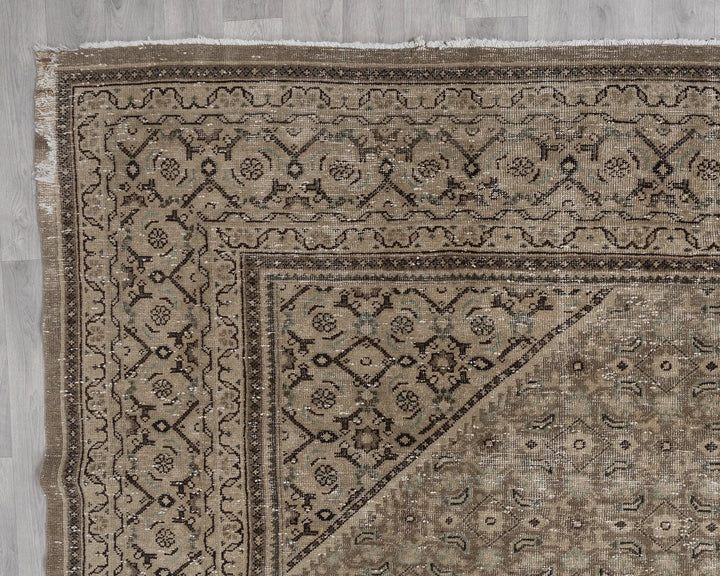 Multicolor Turkish Oushak Rug 9' 10" x 12' 11" Hand-Knotted | No. VR91689