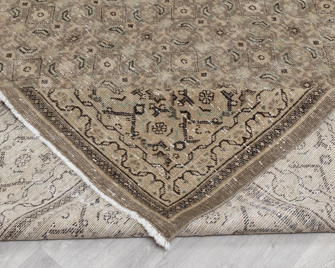 Multicolor Turkish Oushak Rug 9' 10" x 12' 11" Hand-Knotted | No. VR91689
