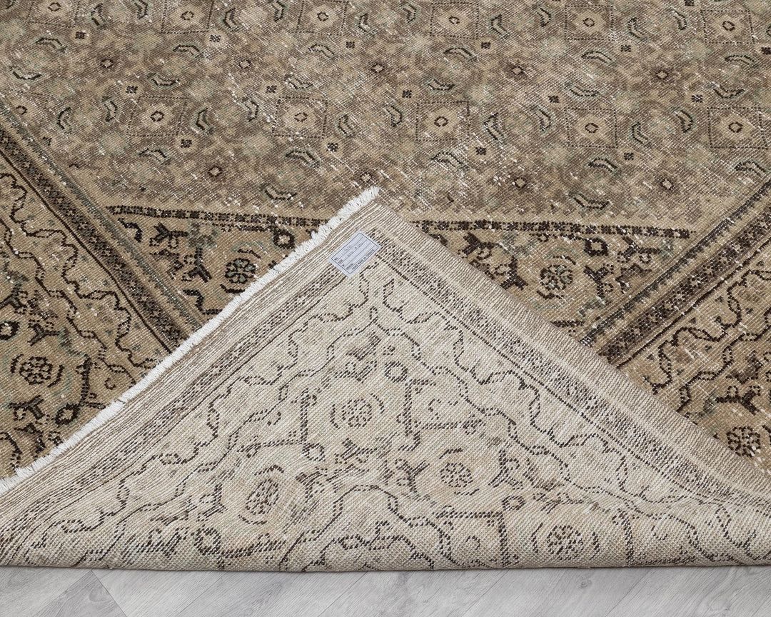 Multicolor Turkish Oushak Rug 9' 10" x 12' 11" Hand-Knotted | No. VR91689