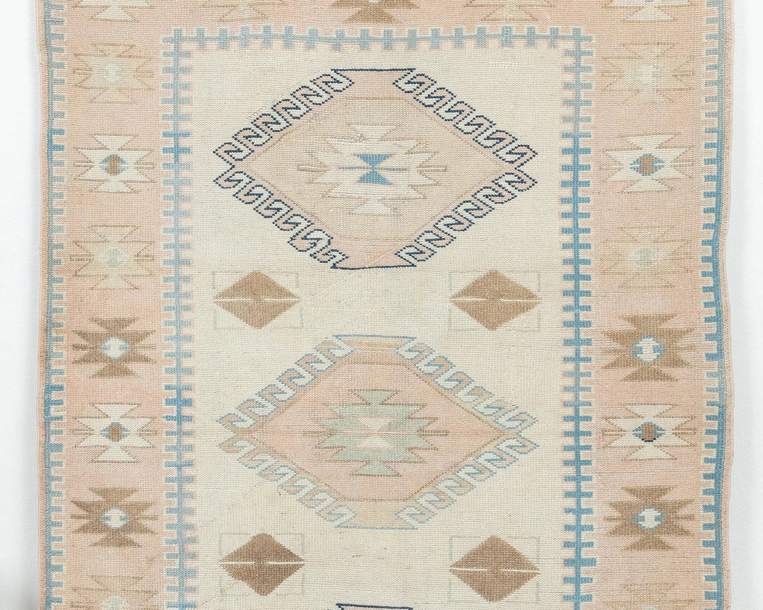 Multicolor Turkish Oushak Rug 4' x 6' 1" Hand-Knotted | No. VR91706