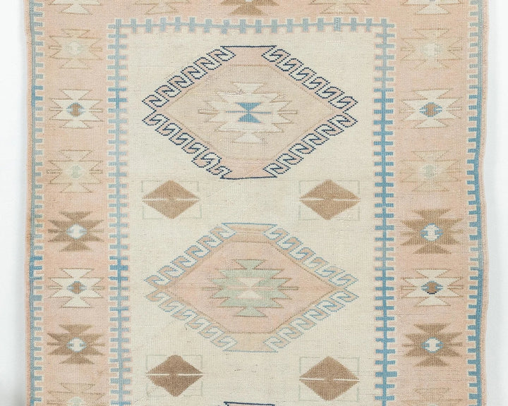 Multicolor Turkish Oushak Rug 4' x 6' 1" Hand-Knotted | No. VR91706