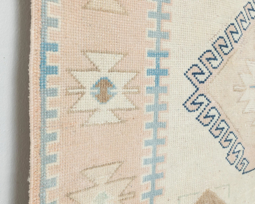 Multicolor Turkish Oushak Rug 4' x 6' 1" Hand-Knotted | No. VR91706