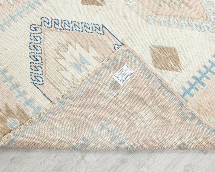 Multicolor Turkish Oushak Rug 4' x 6' 1" Hand-Knotted | No. VR91706