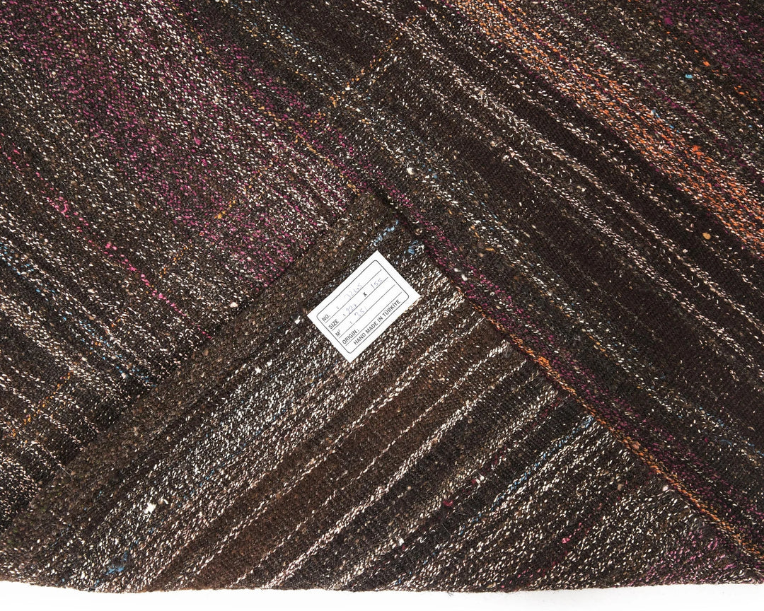 Pink Turkish Kilim Rug 7' 5" x 5' 1" Flat-Weave | No. VR91750