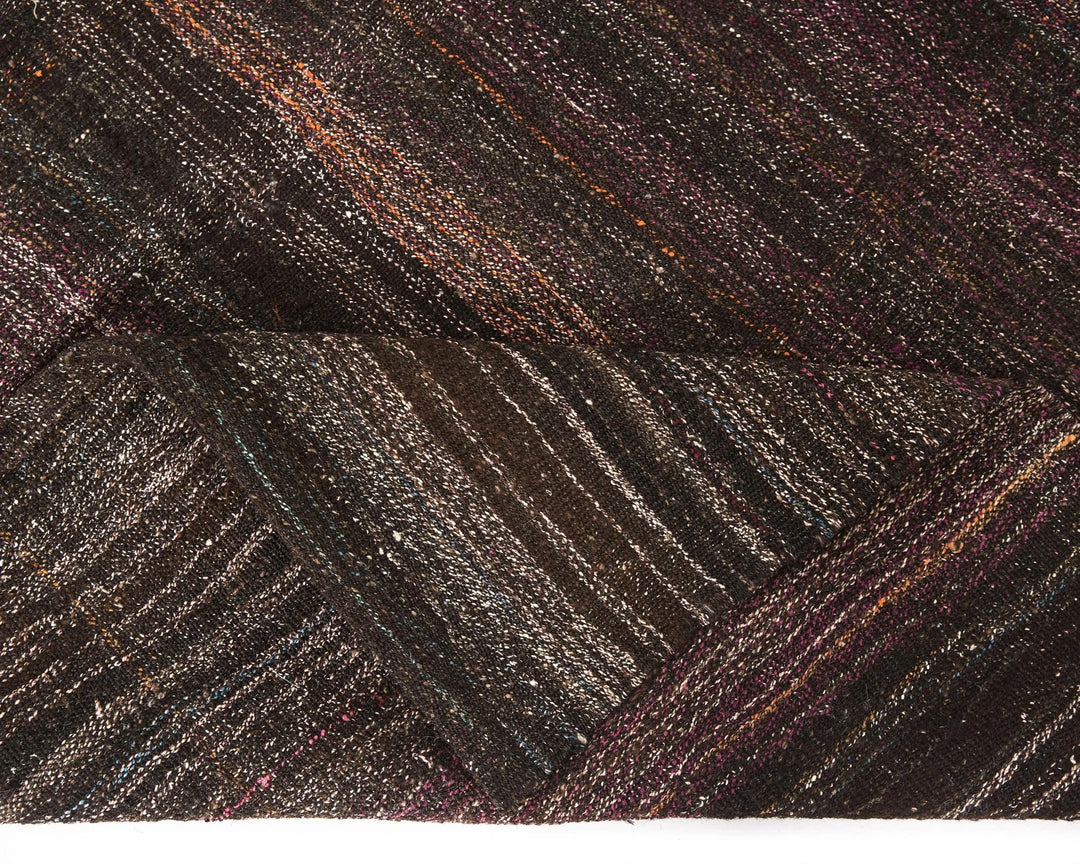 Pink Turkish Kilim Rug 7' 5" x 5' 1" Flat-Weave | No. VR91750