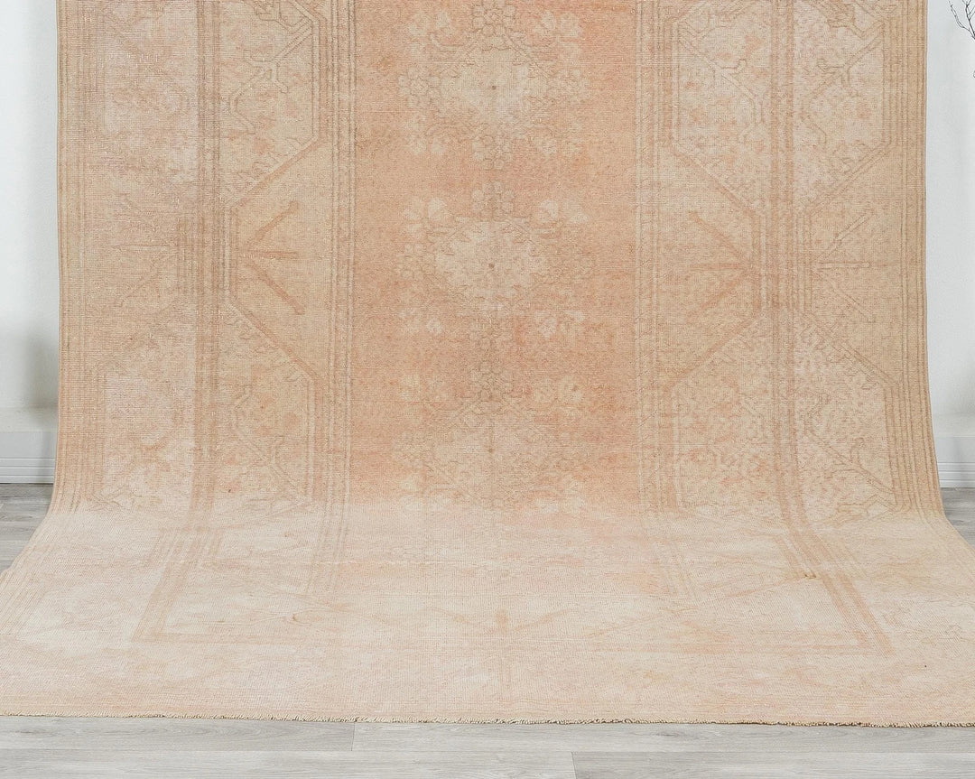 Terracotta Turkish Oushak Rug 6' 4" x 10' 5" Hand-Knotted | No. VR91873
