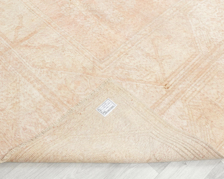 Terracotta Turkish Oushak Rug 6' 4" x 10' 5" Hand-Knotted | No. VR91873