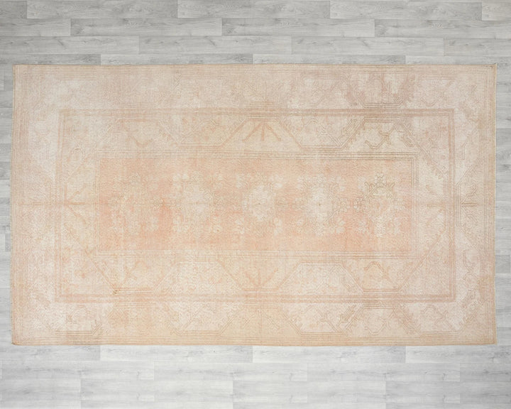 Terracotta Turkish Oushak Rug 6' 4" x 10' 5" Hand-Knotted | No. VR91873