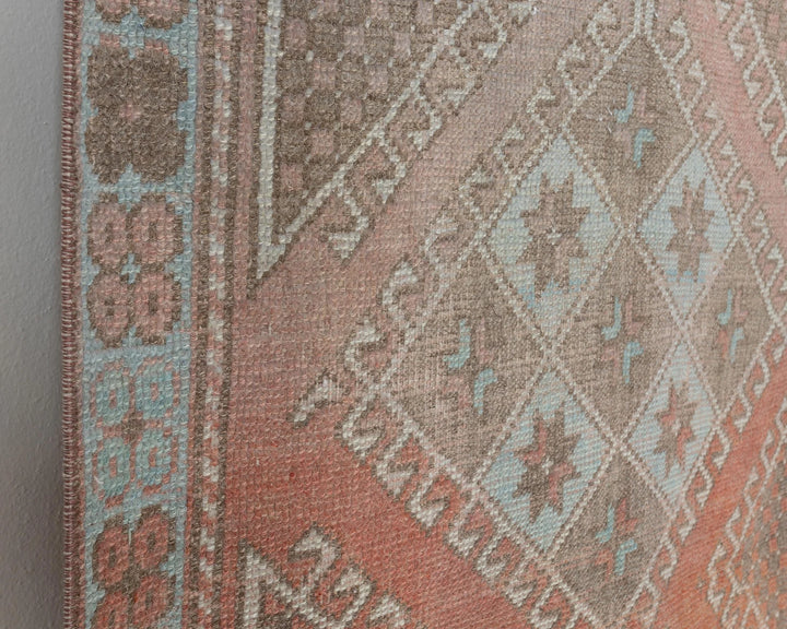Multicolor Turkish Oushak Rug 2'11" x 3'11" Hand-Knotted | No. VR91891