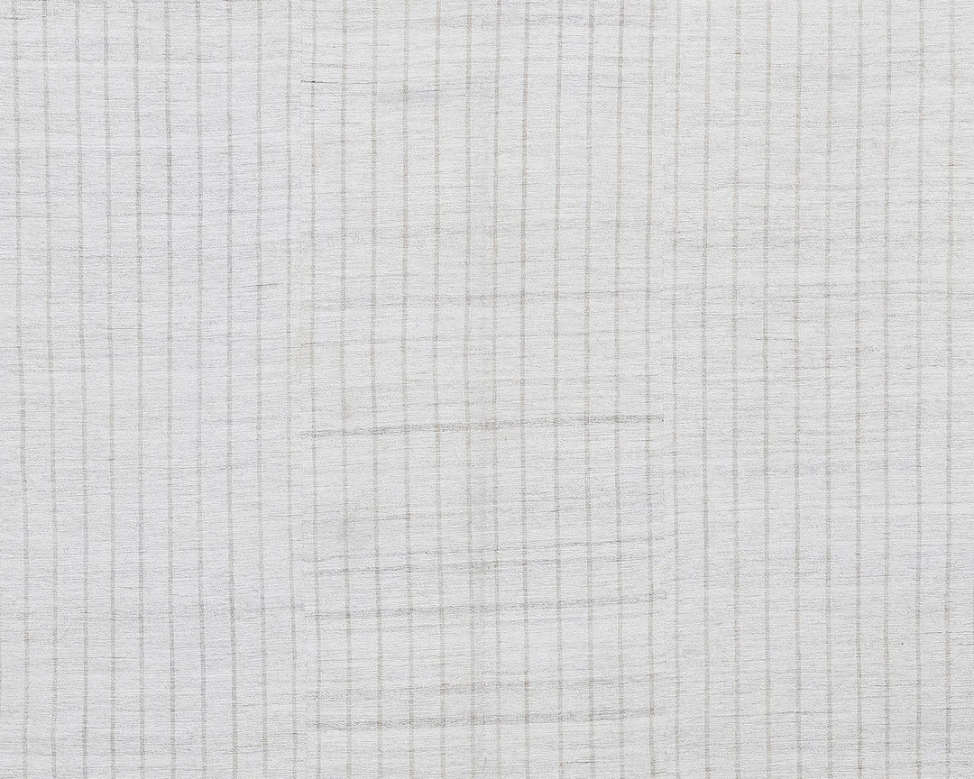 White Turkish Kilim Rug 6'3" x 9'2" Flat-Weave view
