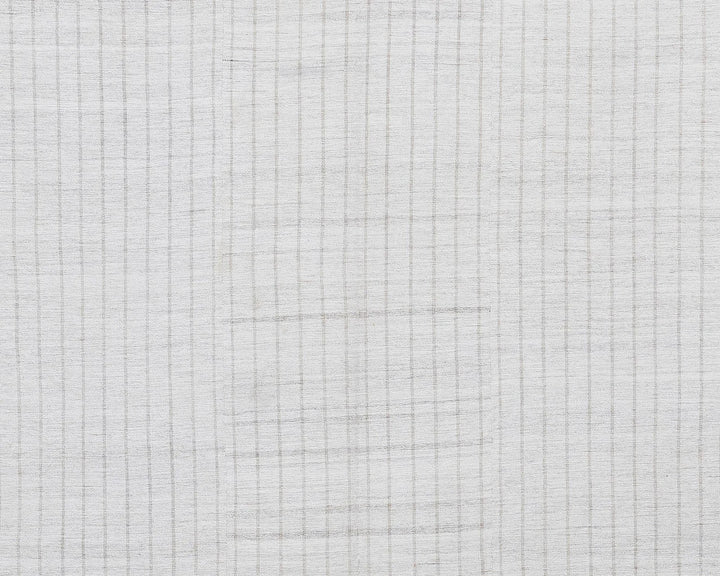 White Turkish Kilim Rug 6'3" x 9'2" Flat-Weave view