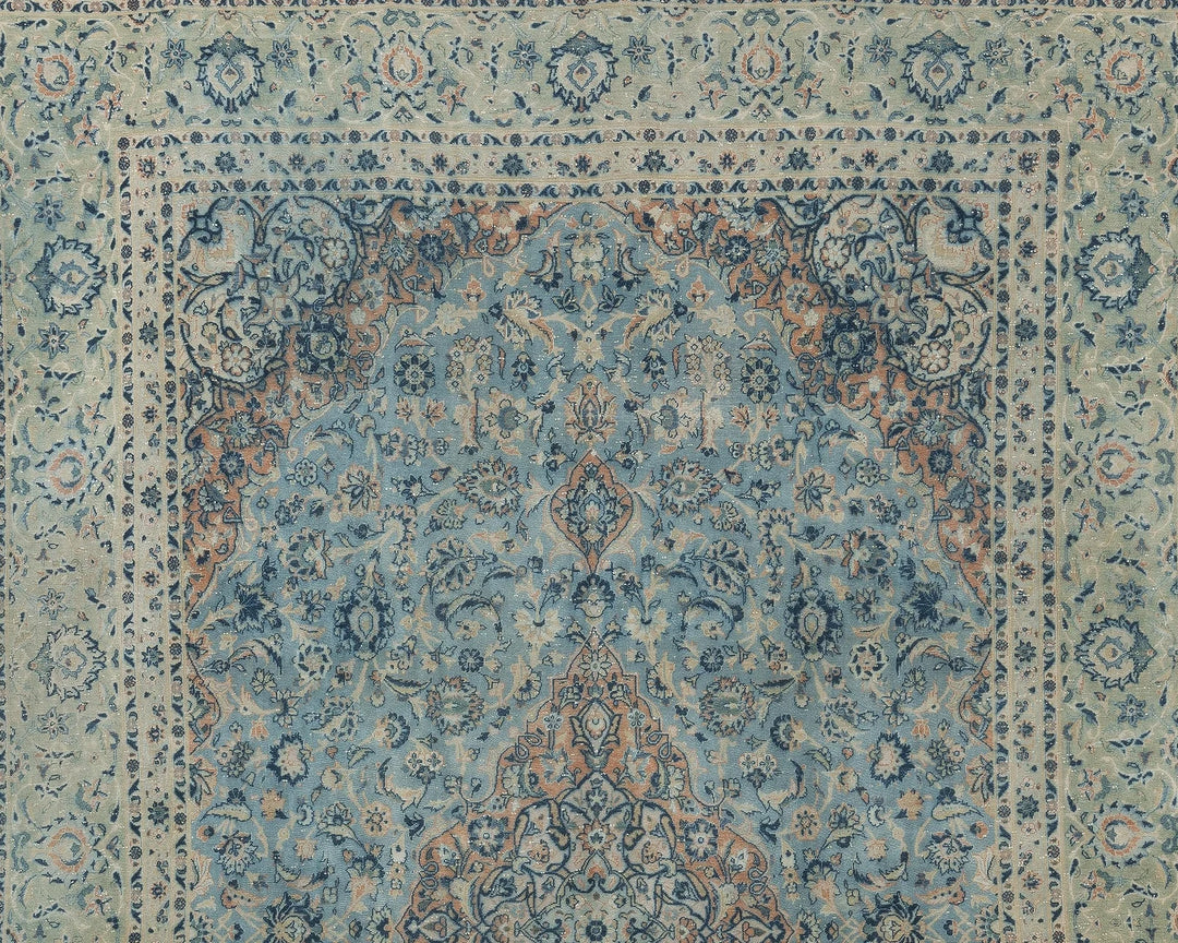 Multicolor Turkish Oushak Rug 9' 8" x 12' 4" Hand-Knotted | No. VR92107
