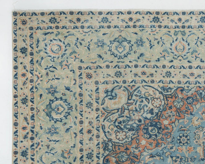 Multicolor Turkish Oushak Rug 9' 8" x 12' 4" Hand-Knotted | No. VR92107