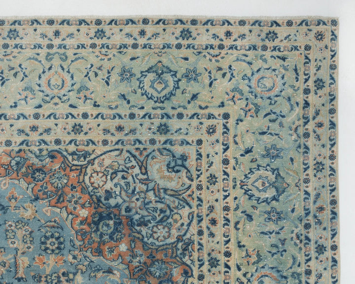 Multicolor Turkish Oushak Rug 9' 8" x 12' 4" Hand-Knotted | No. VR92107