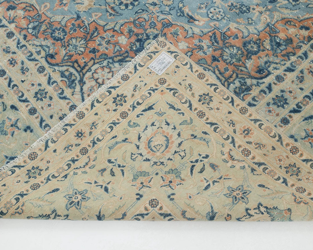 Multicolor Turkish Oushak Rug 9' 8" x 12' 4" Hand-Knotted | No. VR92107