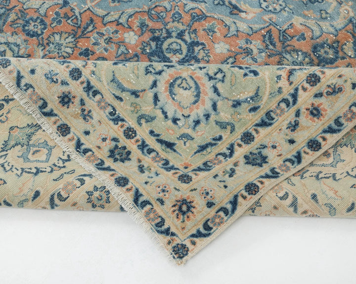 Multicolor Turkish Oushak Rug 9' 8" x 12' 4" Hand-Knotted | No. VR92107