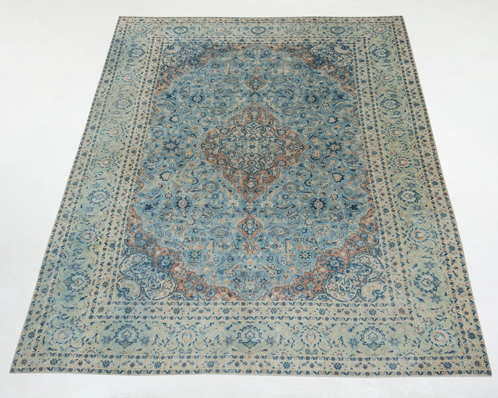 Multicolor Turkish Oushak Rug 9' 8" x 12' 4" Hand-Knotted | No. VR92107