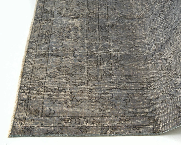 Gray Turkish Oushak Rug 8' 2" x 4' 9" Hand-Knotted | No. VR92342