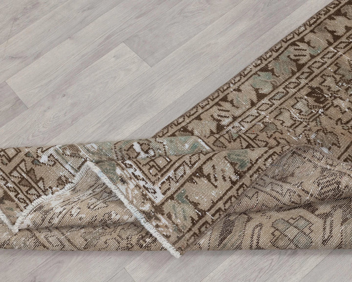 Multicolor Turkish Oushak Rug 2'11" x 10'2" Hand-Knotted | No. VR92397